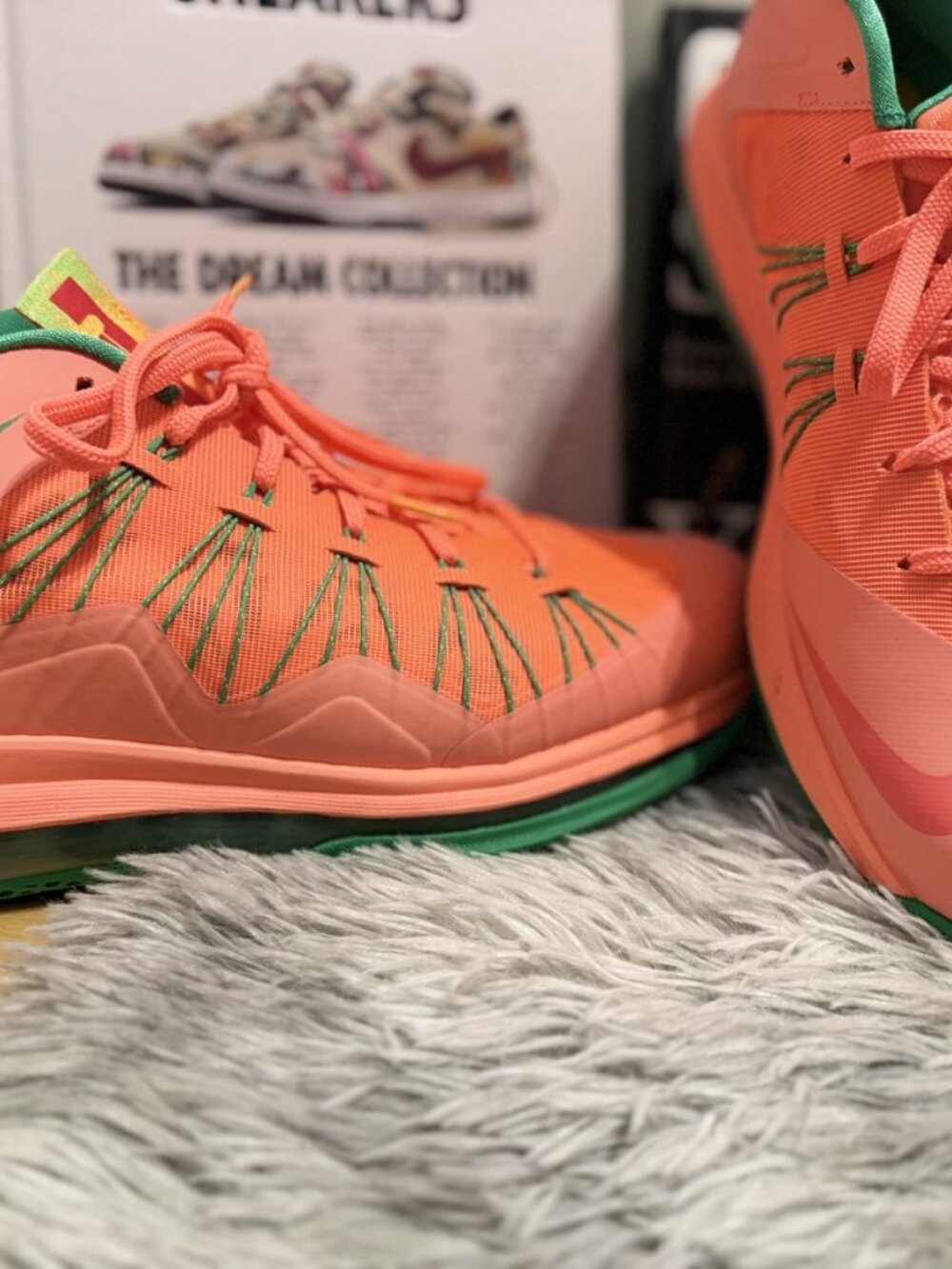 Nike Air Max LeBron X Low Watermelon Men's 11 579765-801 NDS w/ Box